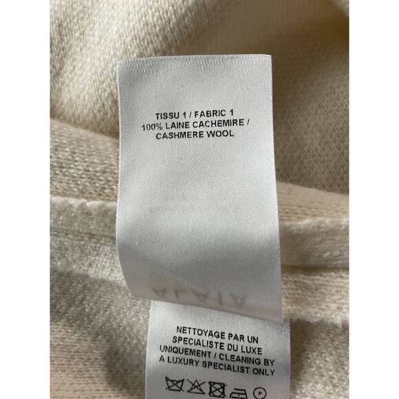 Alaia Hooded White Cashmere Midi Dress Size 36 - NWT - Picture 7 of 7